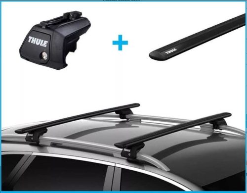 Thule Wingbar Evo fekete alu tetőkorlátos  tetőcsomagtartó (7104 7114B)