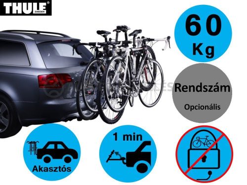 Thule HangOn 9708 4 darabos kerékpártartó vonóhorogra (970805)